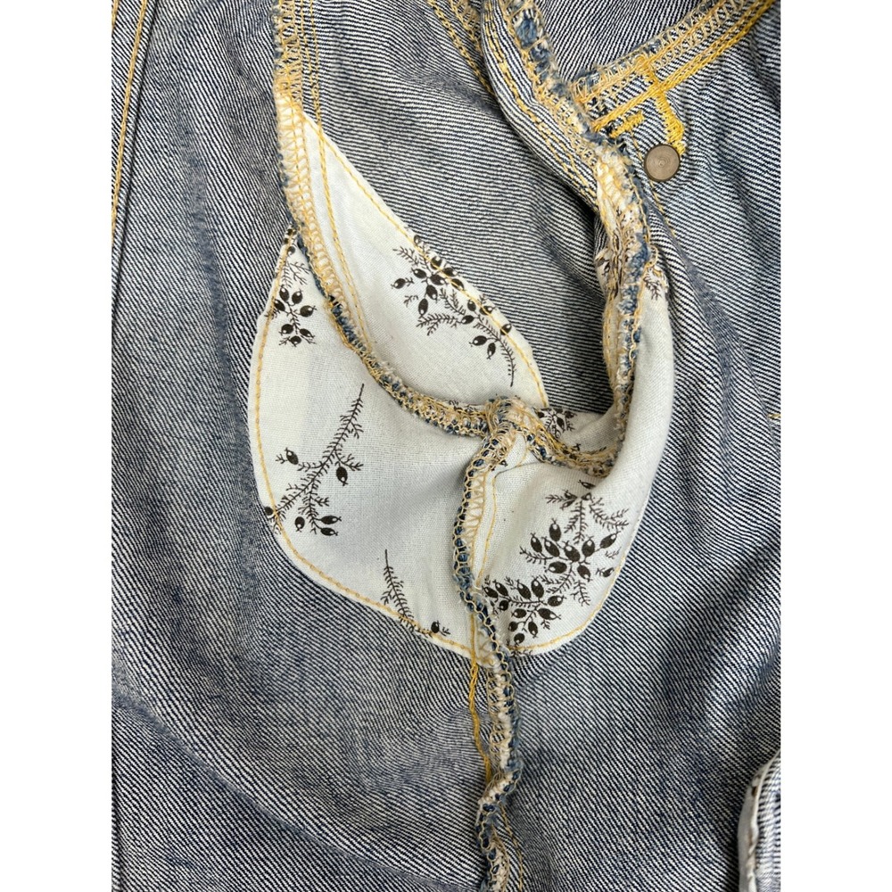 Polo Jeans Co Ralph Lauren Denim Jacket Womens L Blue Excellent Lydia Repair - Picture 6 of 9